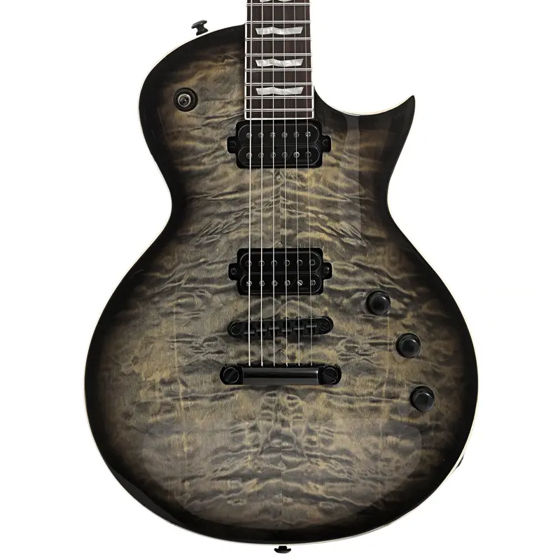 ESP LTD EC-1000T Electric Guitar, Charcoal Burst