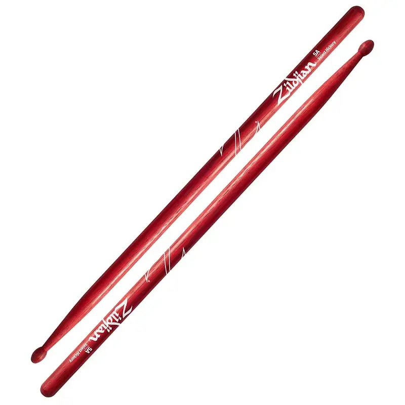 Zildjian 5A Wood Drumsticks - Red