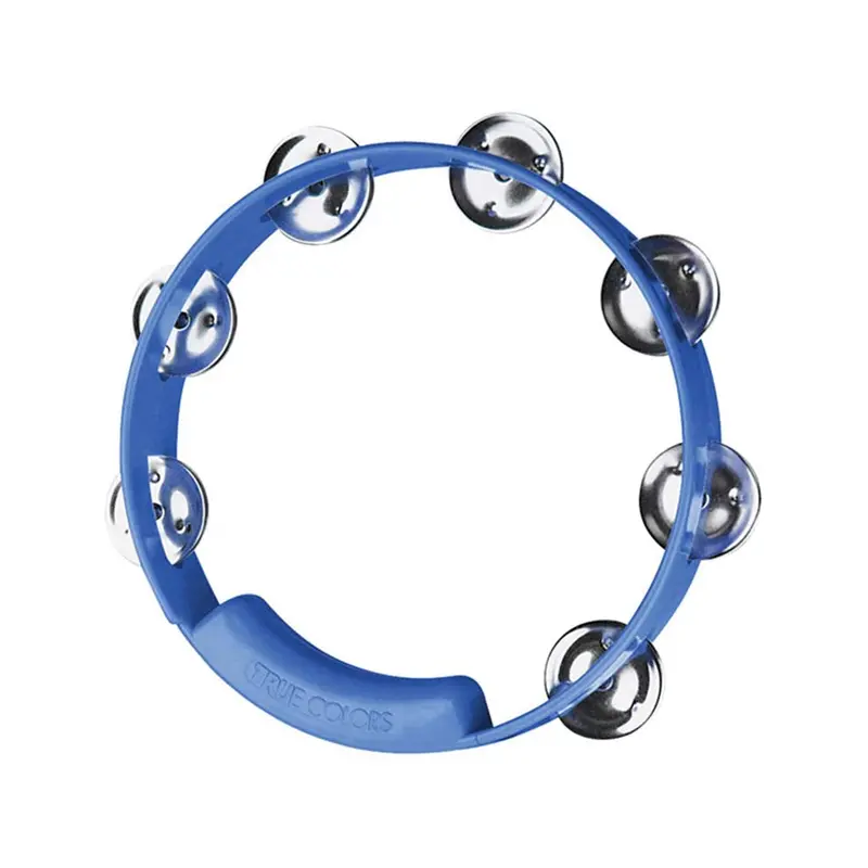 Rhythm Tech True Colors 8" Single Row Tambourine - Blue
