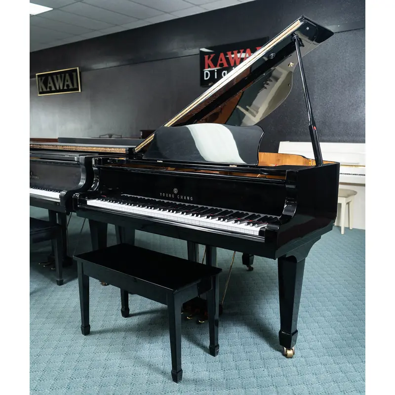 1999 Young Chang TG150 4'11" Grand Piano | Polished Ebony | Used