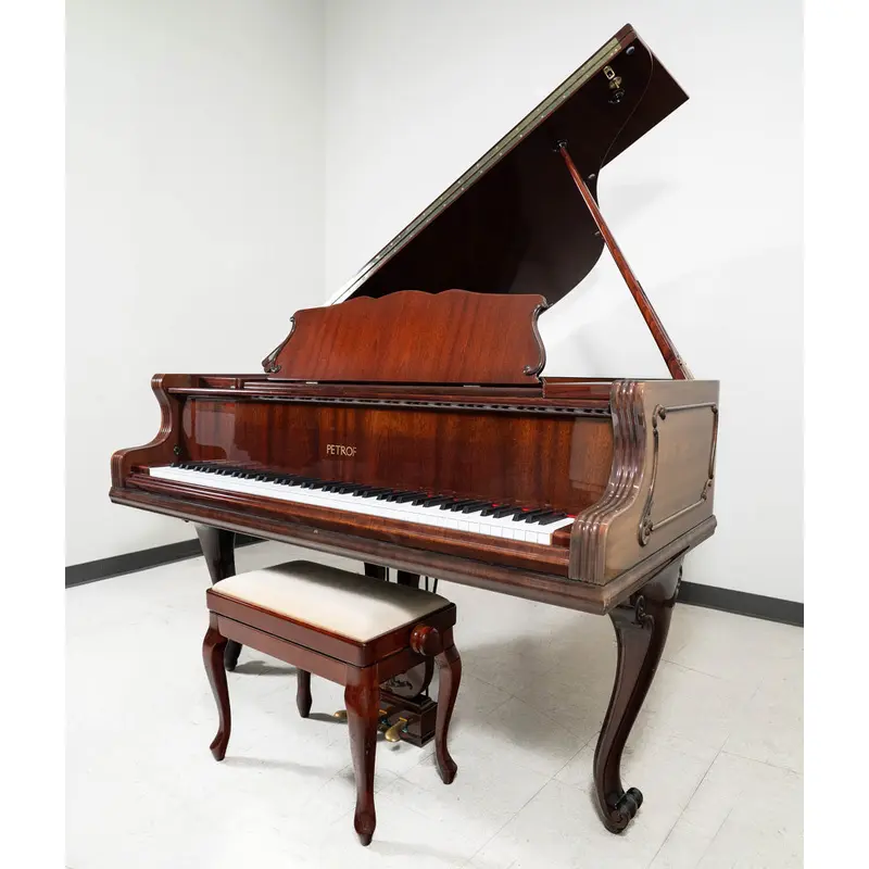 Petrof P173 Breeze Chippendale Grand Piano | High Polish Mahogany | Used