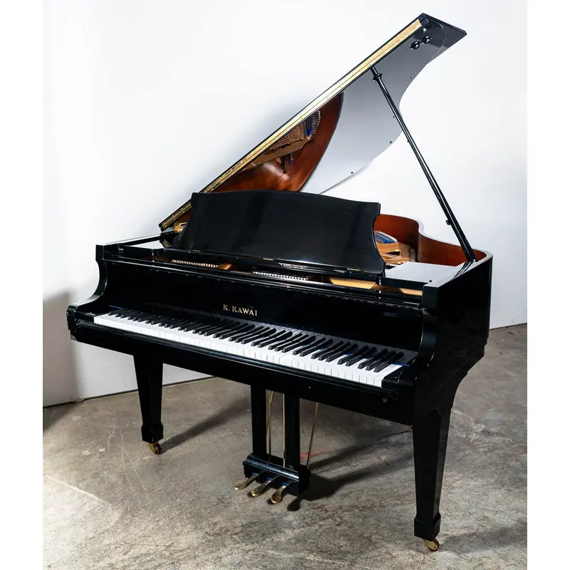 1991 Kawai KG2 5'10" Grand Piano | Ebony Polish | Used