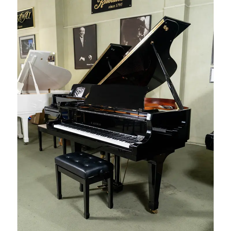 2023 Kawai GX-2 BLAK 511" Classic Grand Piano - Ebony Polish | Used