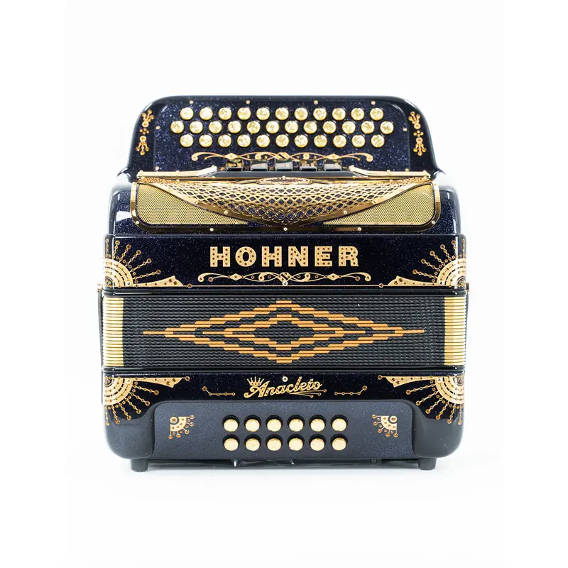 Hohner Anacleto Rey Del Norte Compact FBE Accordion - 5 Switch- Black | New