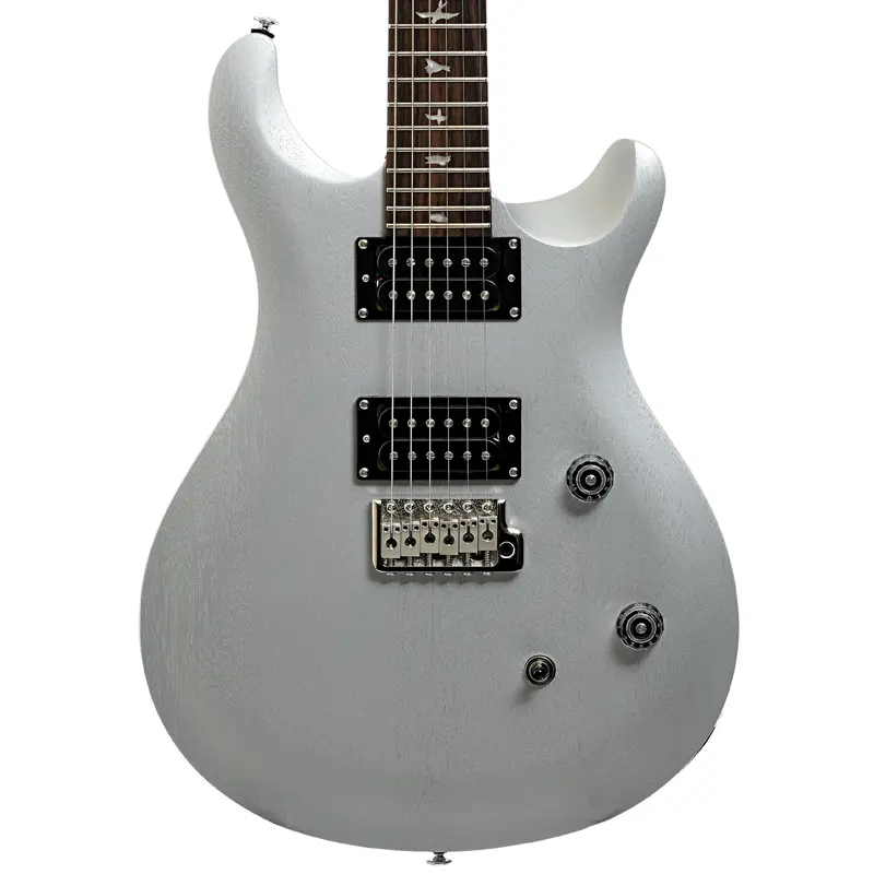 PRS SE CE24 Satin Electric Guitar, Metallic Silver