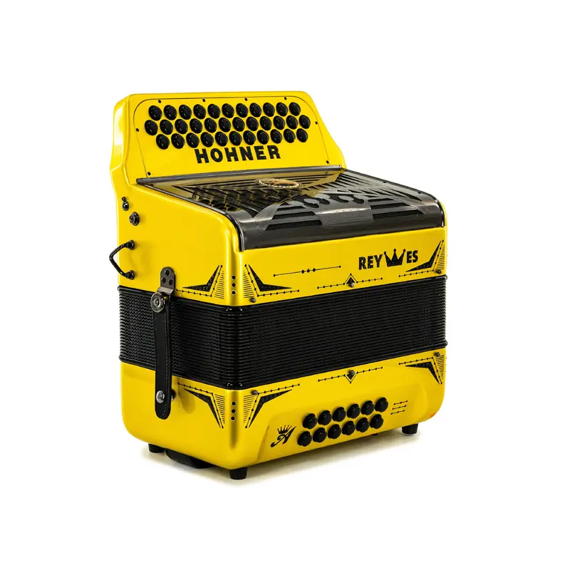 Hohner Anacleto Rey Especial GCF Accordion - Yellow