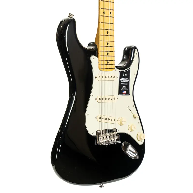 Fender American Professional II Stratocaster, Maple Fingerboard - Black