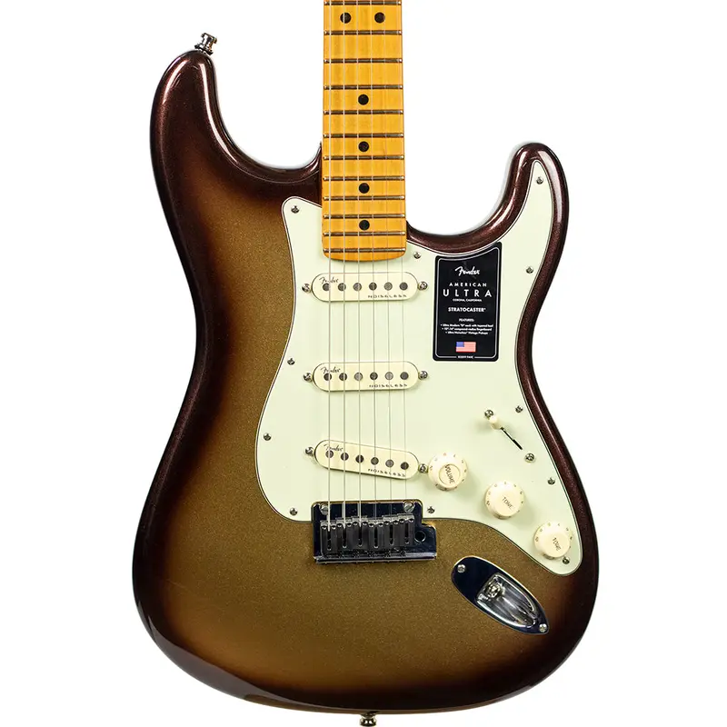 Fender American Ultra Stratocaster, Maple Fingerboard - Mocha Burst