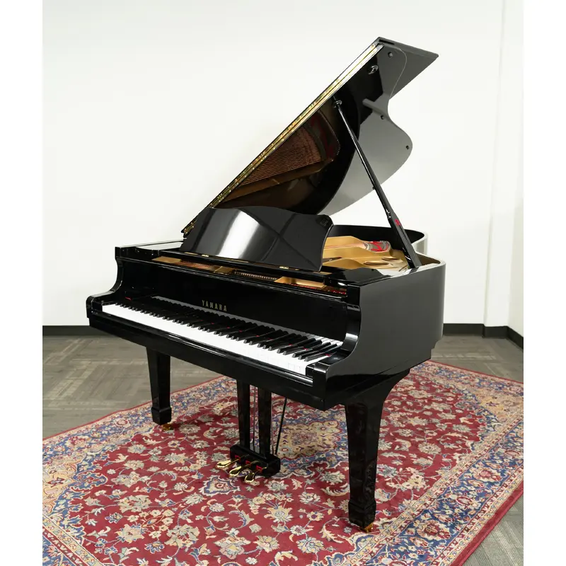 Yamaha 6' 1" C3BRR Conservatory Grand Piano w/ Bench | Polished Ebony | SN: B2950866 | Used