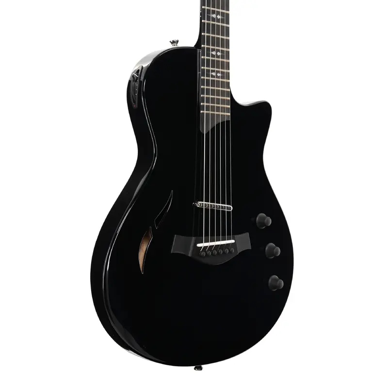 Taylor "Factory-Demo" T5z Pro Hollow-Body Electric-Acoustic Guitar w/ Armrest - Black | 3118
