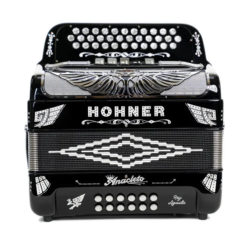 Hohner Anacleto Rey Aguila FBbEb 5S w/ Binci Reeds - Black