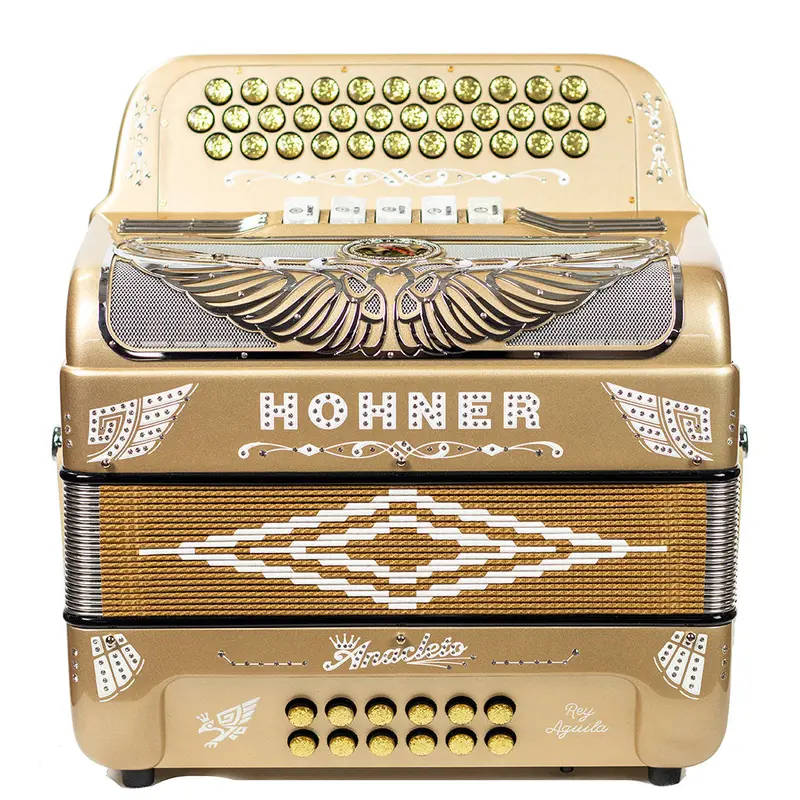 Hohner Anacleto Rey Aguila III 5 Switch EAD Gold Chrome