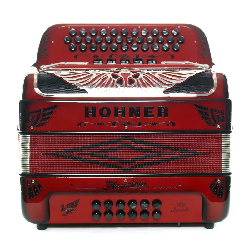 Hohner Anacleto Rey Aguila 5S Accordion Ruby Red | New