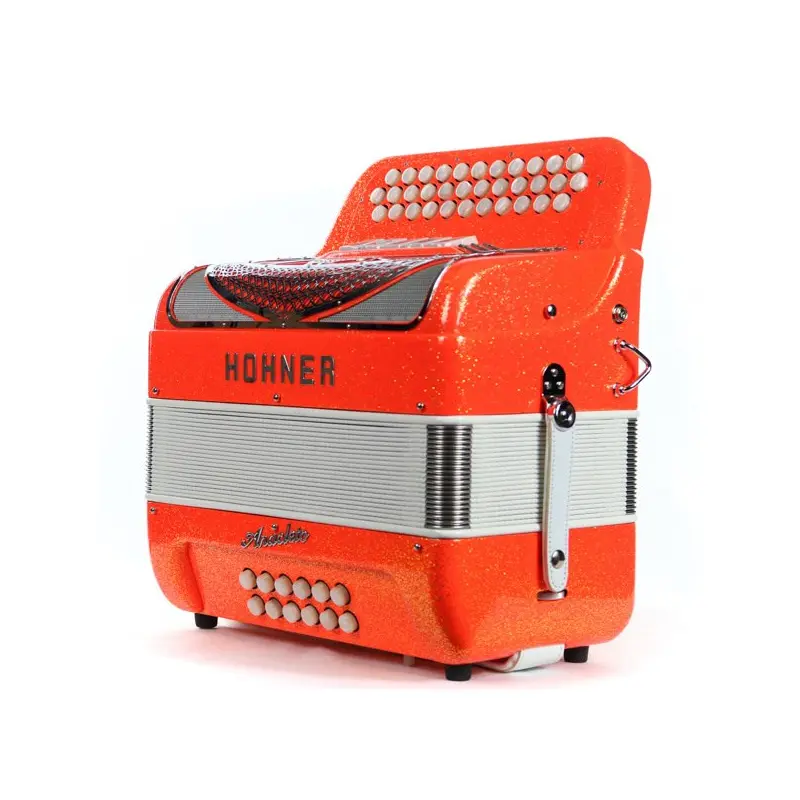 Hohner Anacleto Rey Del Norte III 5 Switch Compact FBE Tinsel Orange | New