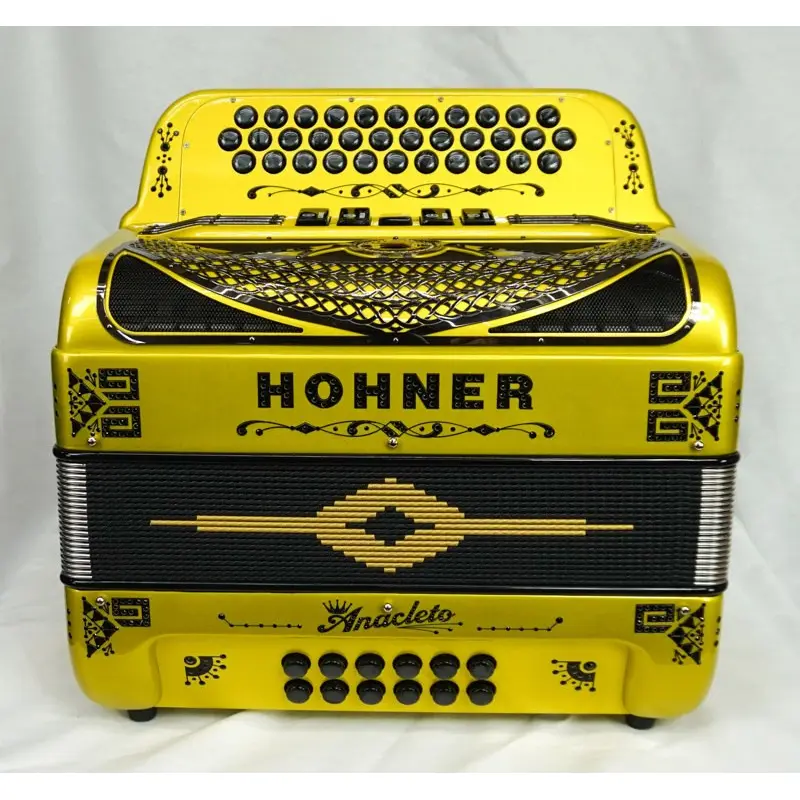 Hohner Anacleto Rey Del Norte III 5 Switch GCF Yellow | New