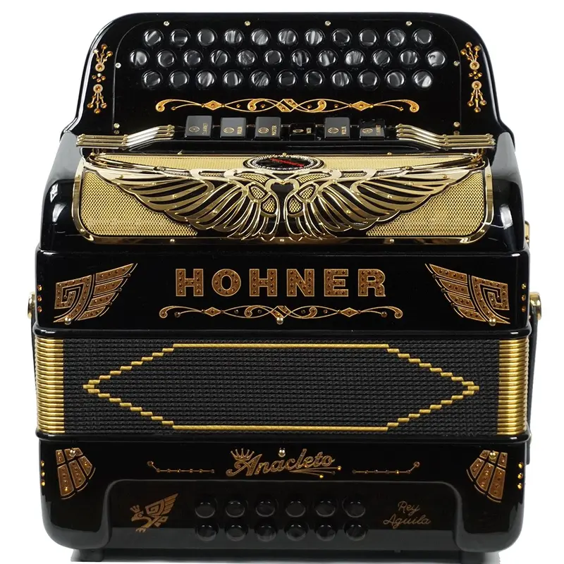 Hohner Anacleto Rey Aguila Two Tone Compact GCF/EAD Black | New