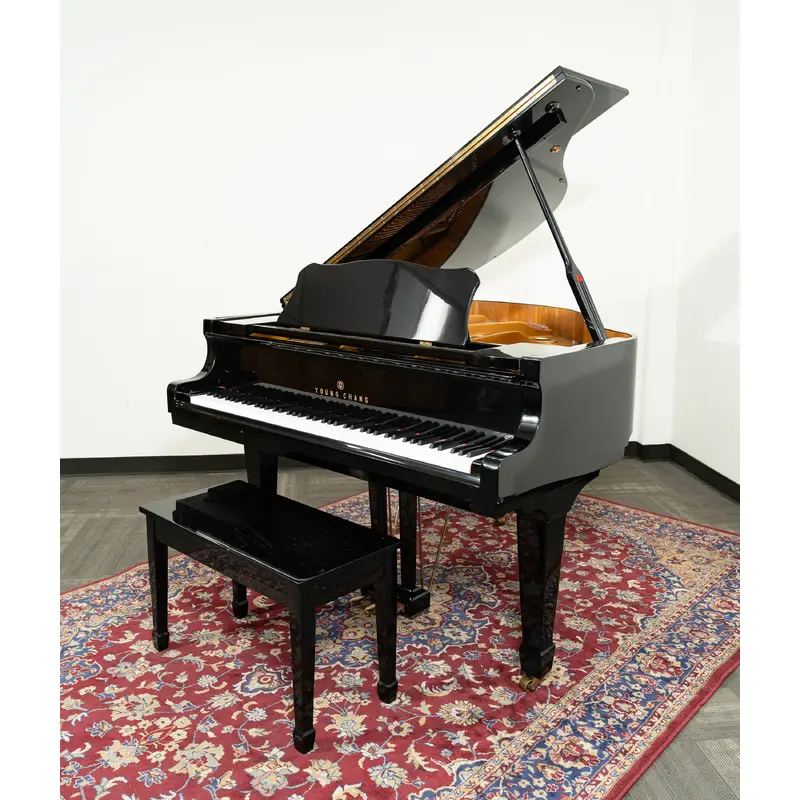 Young Chang TG-150 Baby Grand Piano | Polished Ebony | SN: CG0000794 | Used