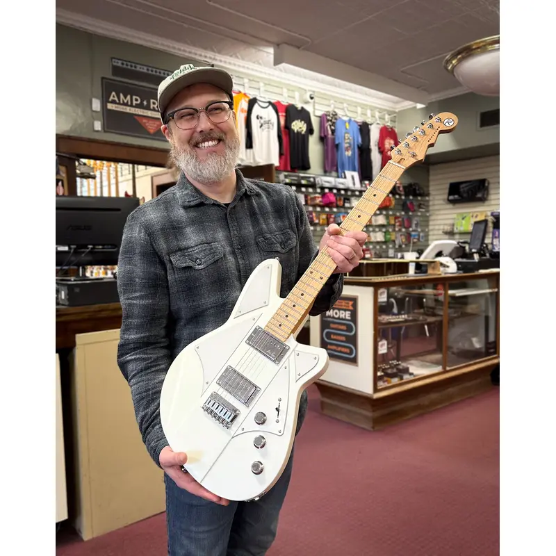 Reverend Billy Corgan Signature Electric Guitar, Satin Pearl White