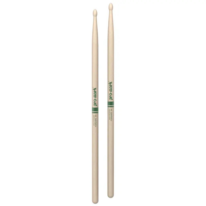 Pre Owned ProMark Classic Forward 5A Natural Wood Tip Drumsticks - Raw Hickory | Used