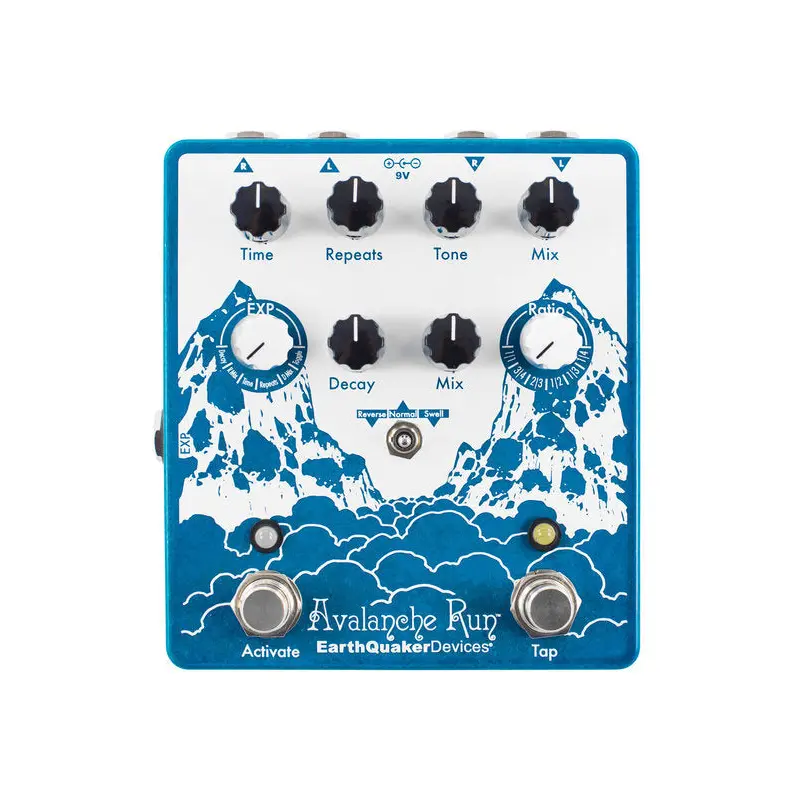 EarthQuaker Devices Avalanche Run Stereo Reverb and Delay Pedal V2