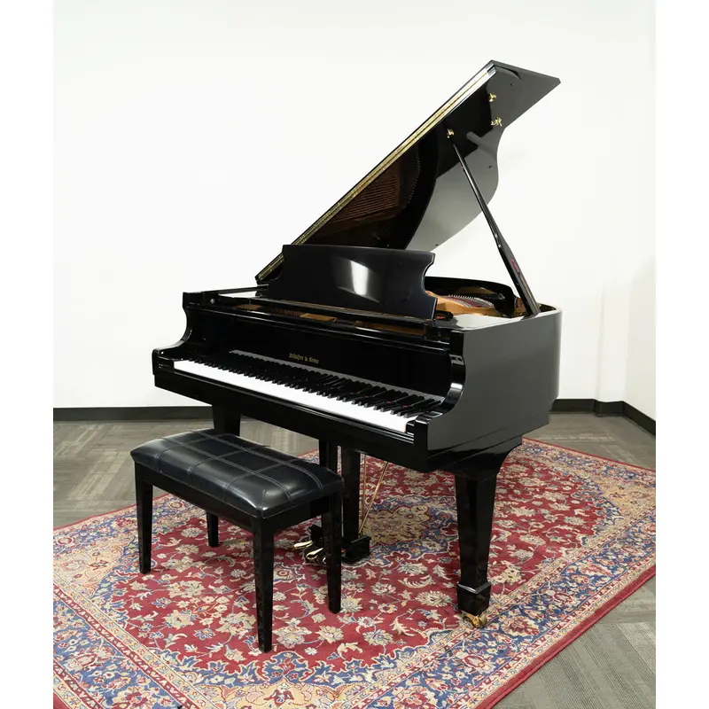 Schafer & Sons 5'1" SS-51 Grand Piano | Polished Ebony | SN: 856052 | Used