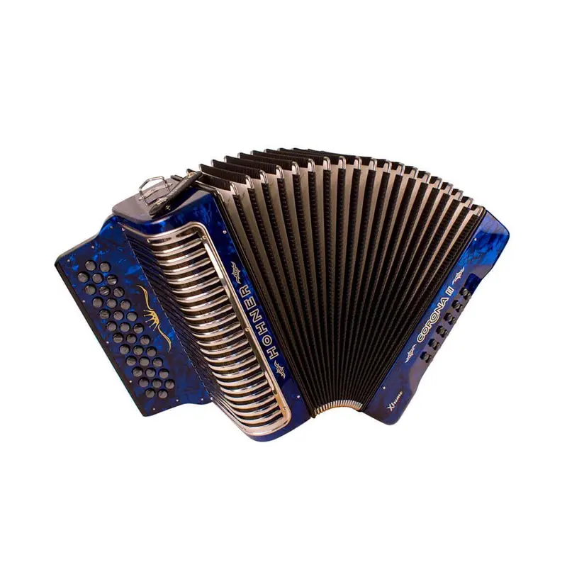 Hohner CXEBL Corona II Xtreme EAD Accordion - Pearl Dark Blue