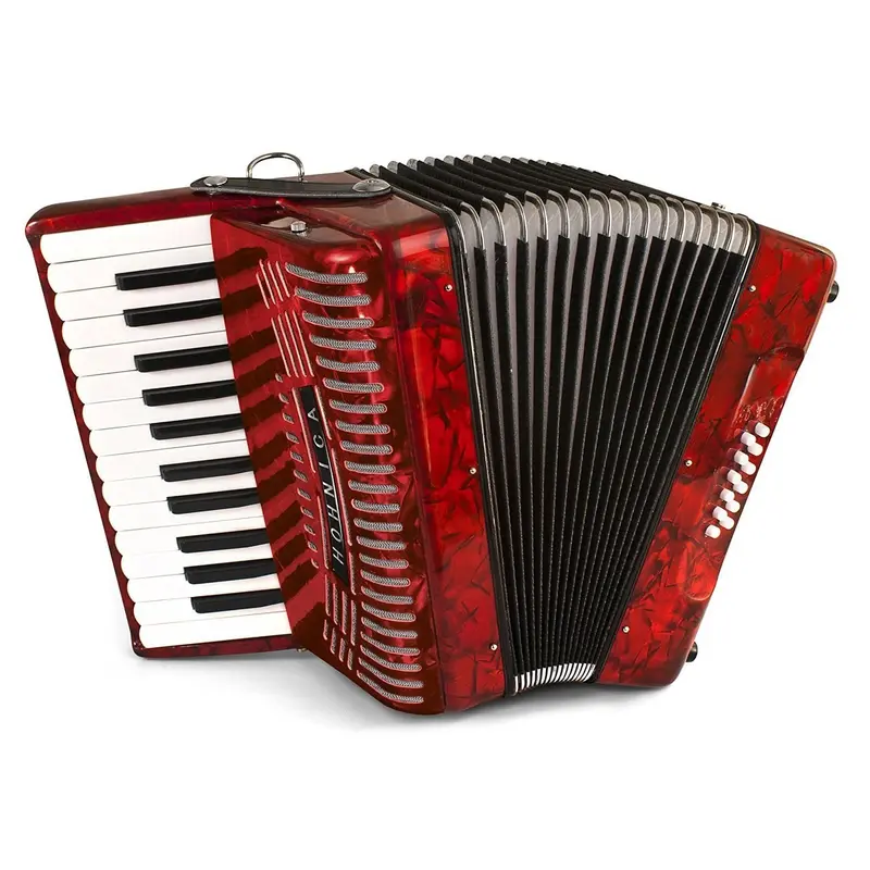 Hohner Hohnica 1303 12 Bass Student Piano Accordion - Red