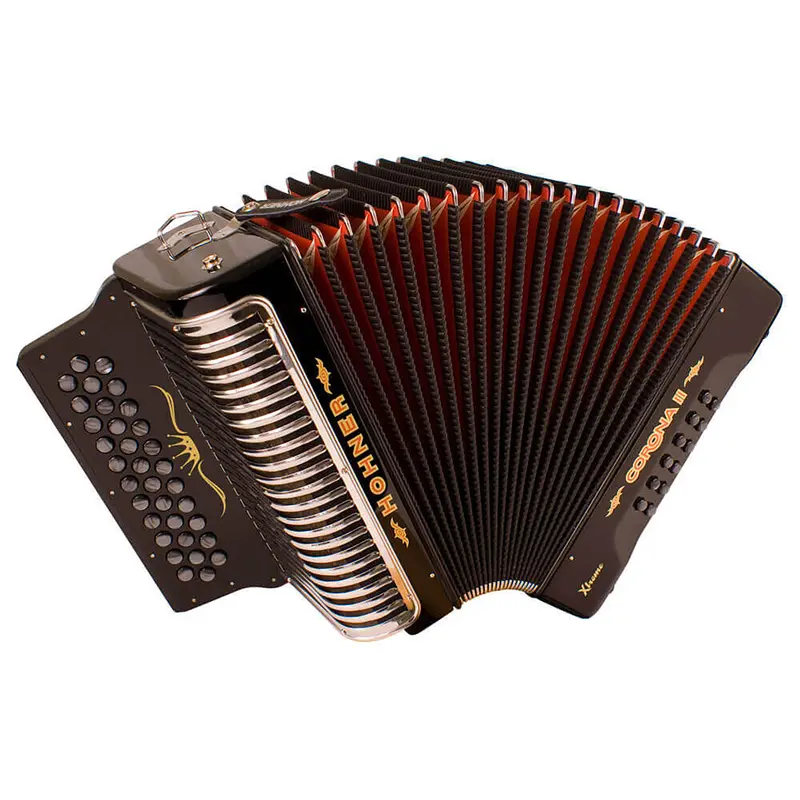 Hohner CXEB Corona II Xtreme EAD Button Accordion - Black