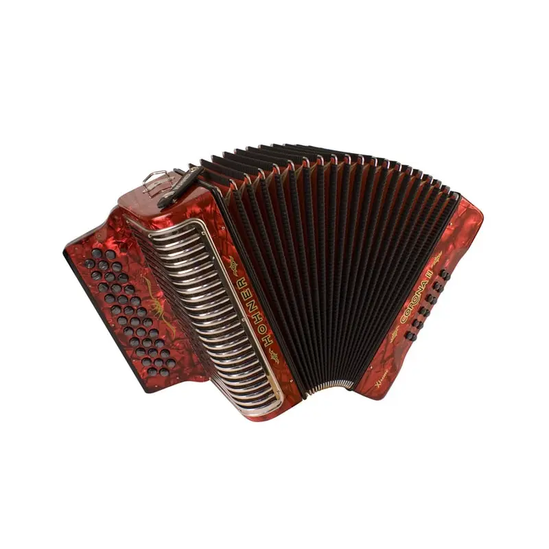 Hohner CXER Corona II Xtreme EAD Button Accordion - Red