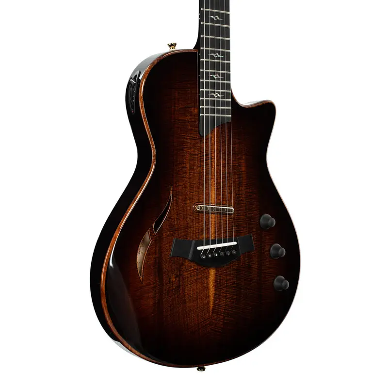 Taylor Custom T5z Hollow-Body Electric-Acoustic Guitar w/ Armrest Factory Hand Selected Master Grade Koa - Shaded Edgeburst