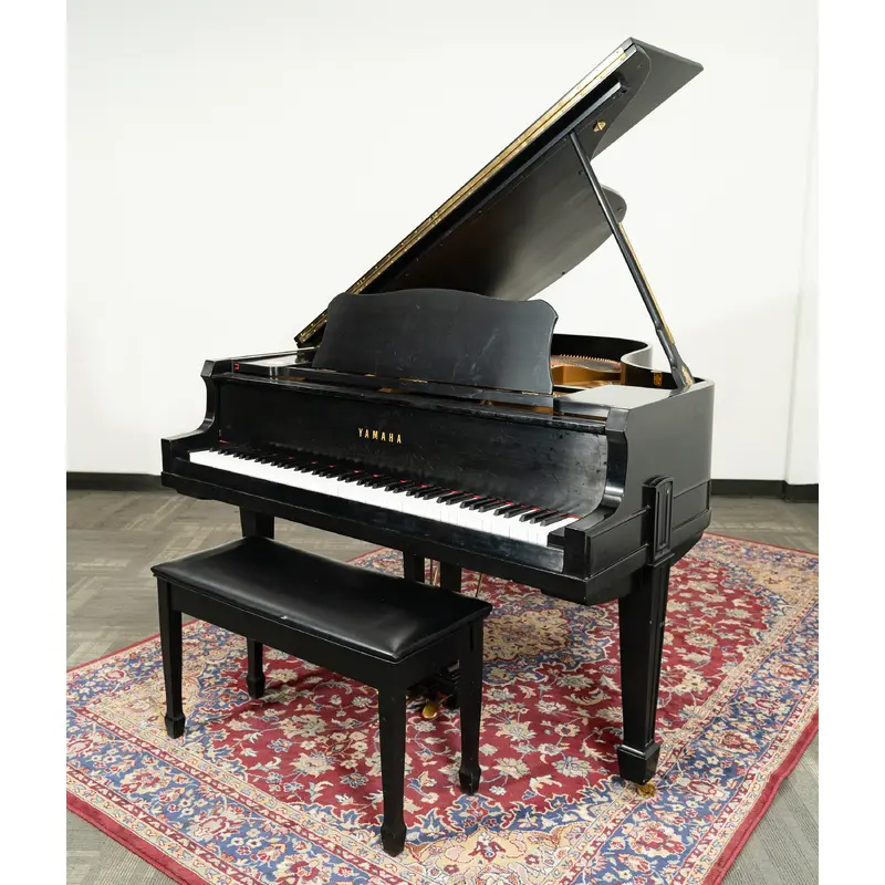 Yamaha Model 158 Grand Piano | Satin Ebony | SN: 69571 | Used