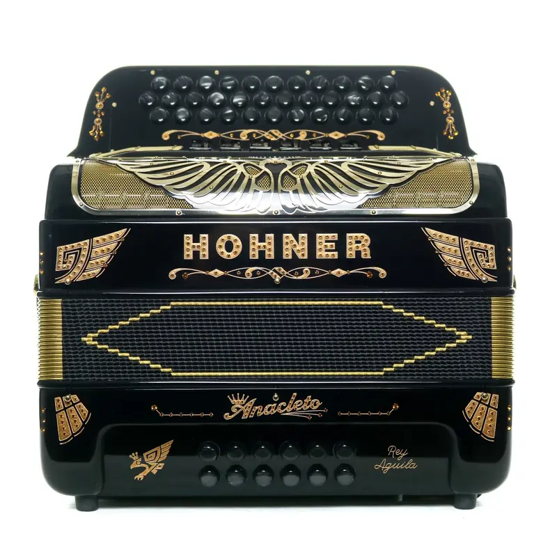 Hohner Anacleto Rey Aguila TT 5S FBbEb/GCF Accordion Black
