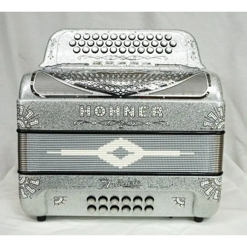Hohner Anacleto Rey Del Norte III Regular FBbEb Silver
