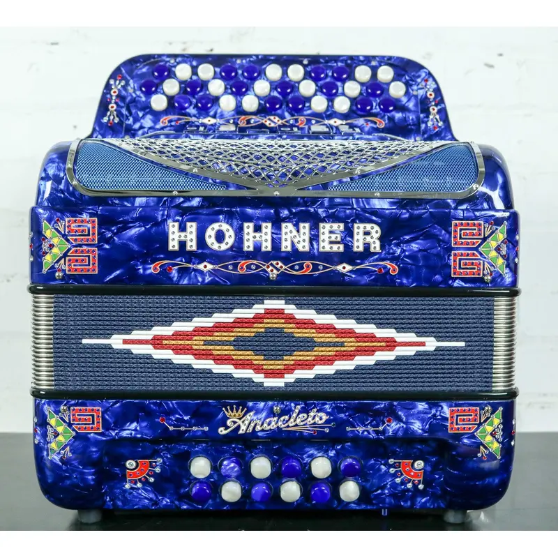 Hohner Anacleto Rey Del Norte TT G/E Accordion Compact Blue