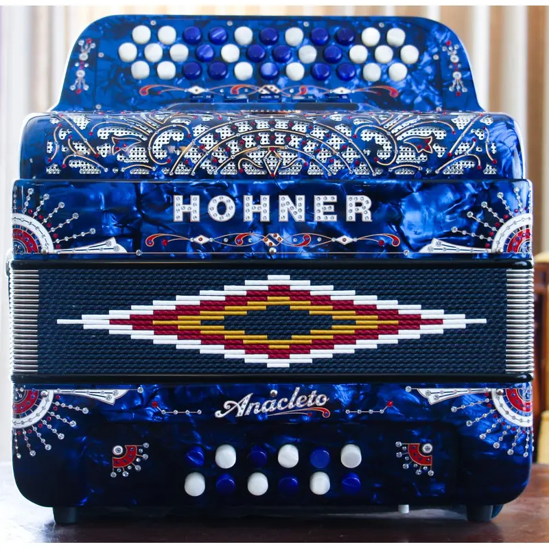 Hohner Anacleto Rey Del Norte III Compact GCF Blue