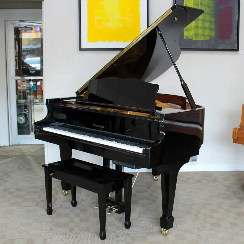 Samick SIG-50 Baby Grand Piano - PianoDisk Player Piano System