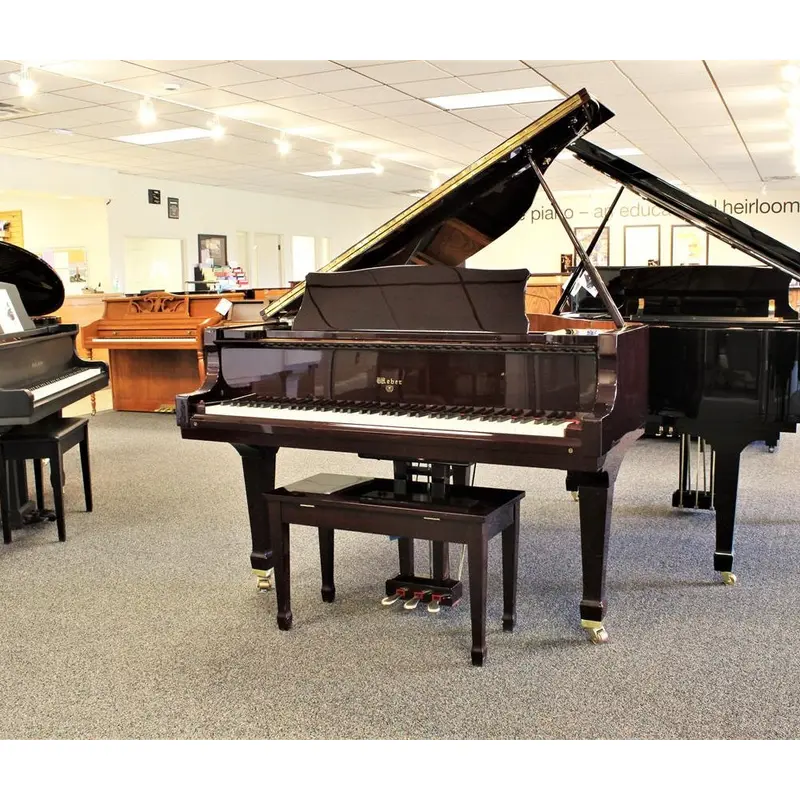 Weber 5'1" WG51 Baby Grand Piano | Polished Mahogany | SN: G078558