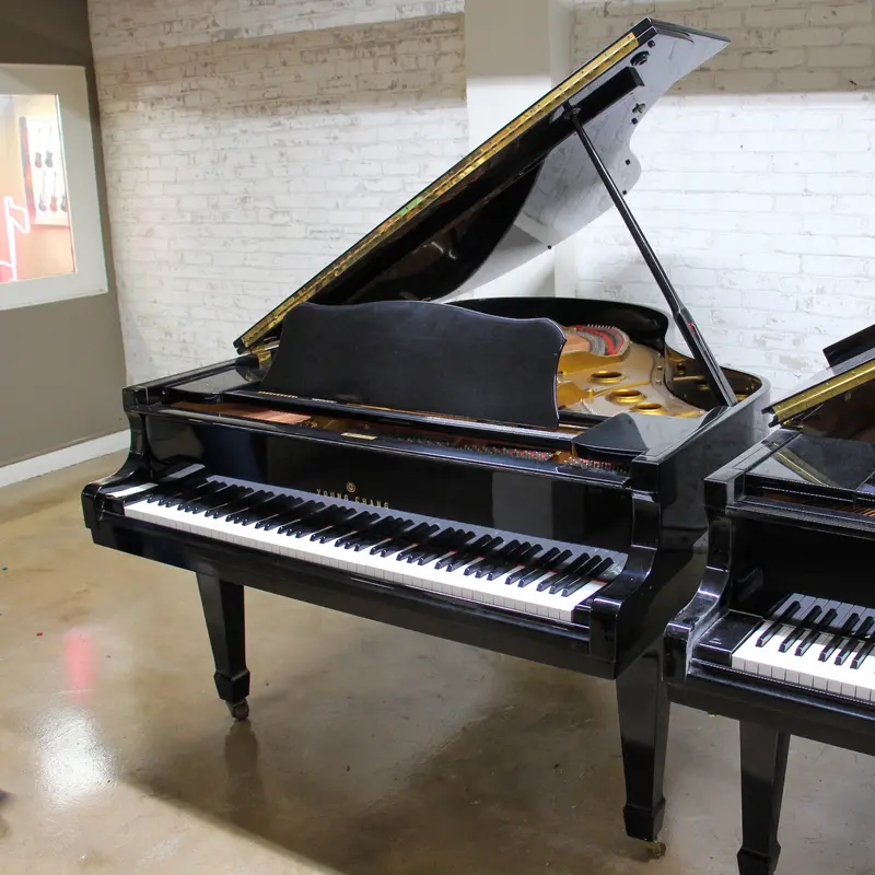 Young Chang G185 Polished Ebony Grand Piano