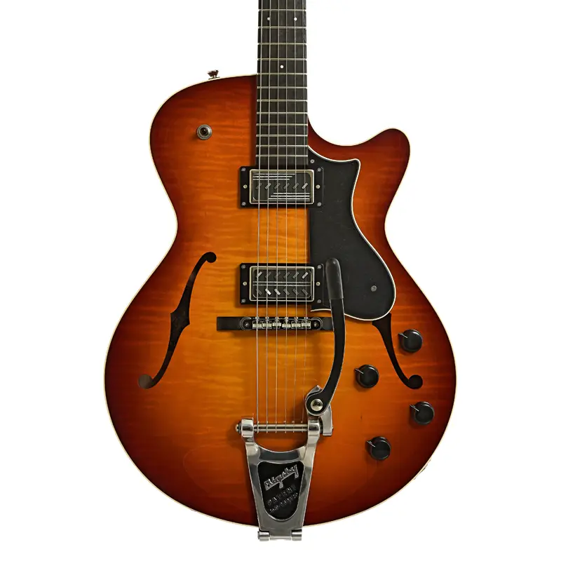 Collings 620 SM LC Hollowbody Electric Guitar, Dark Cherry Sunburst