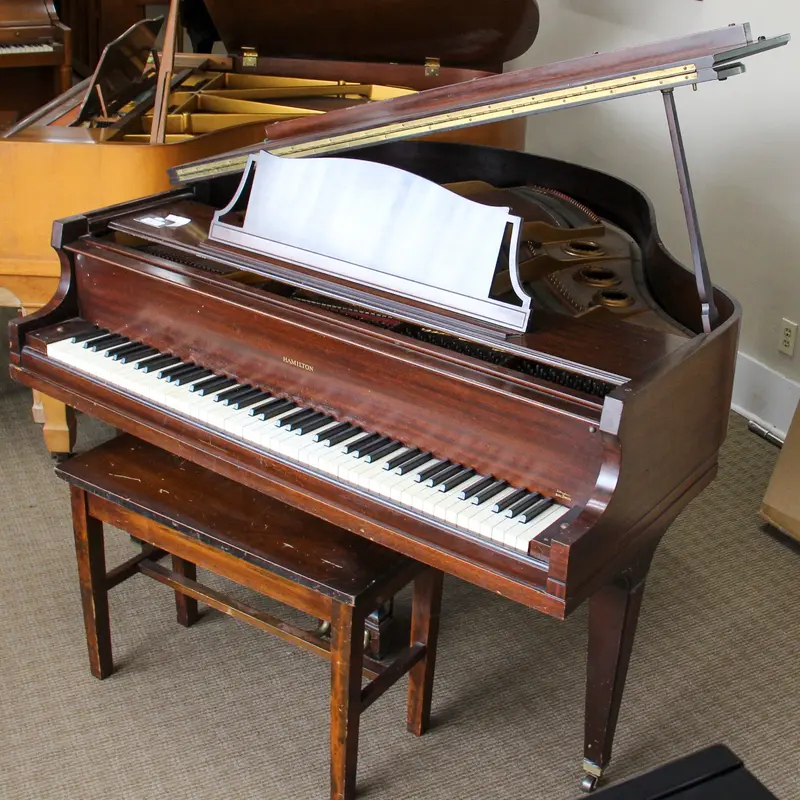 Pre-Owned Hamilton by Baldwin Satin Mahogany w/Bench