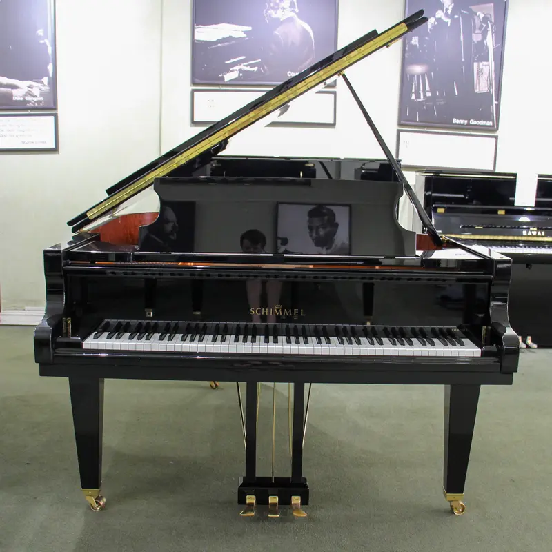 Schimmel 6'2" Polished Ebony Grand Piano