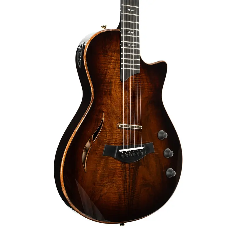 Taylor "Factory-Demo" T5z Custom Koa Hollow-Body Electric-Acoustic Guitar w/ Armrest | 3097