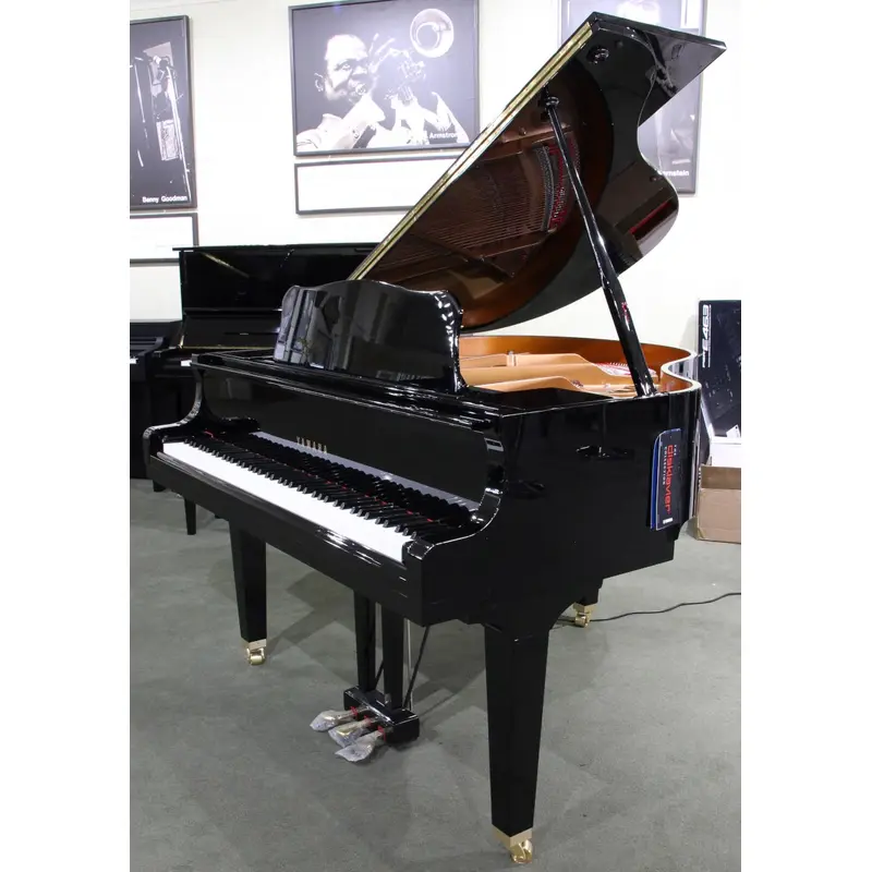 Yamaha 5' Disklavier Enspire CL DGB1K Grand Piano - Polished Ebony finish