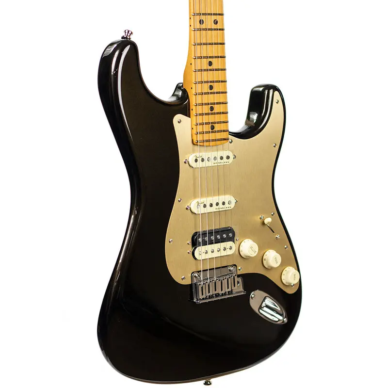Fender American Ultra Stratocaster HSS, Maple Fingerboard - Texas Tea