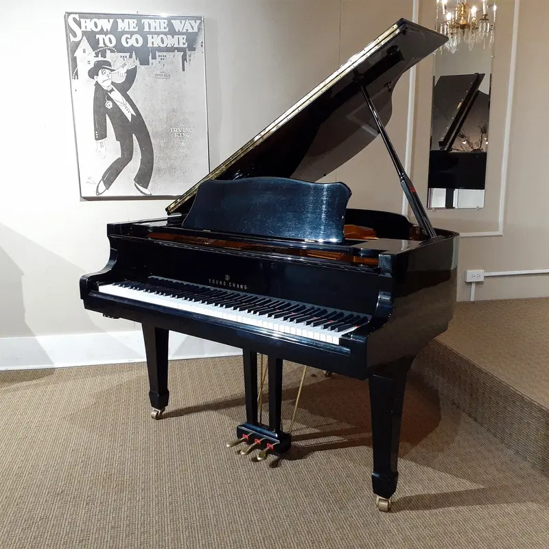 Young Chang G-150 Baby Grand Piano - Polished Ebony | Used