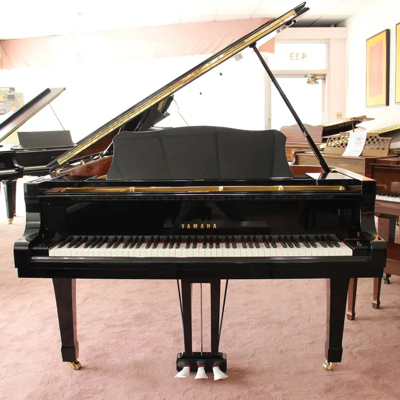 Yamaha C7 Semi-Concert Grand Piano Polished Ebony | SN: 1611 | Used