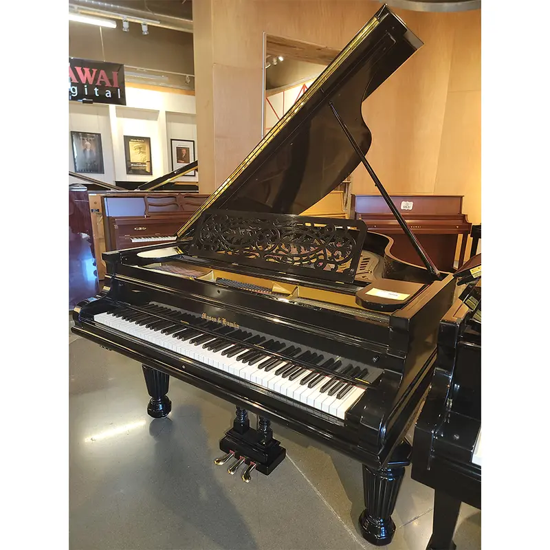 1894 Mason & Hamlin 6'2" Screwstringer Grand Piano | Polished Ebony | SN: 8388 | Used