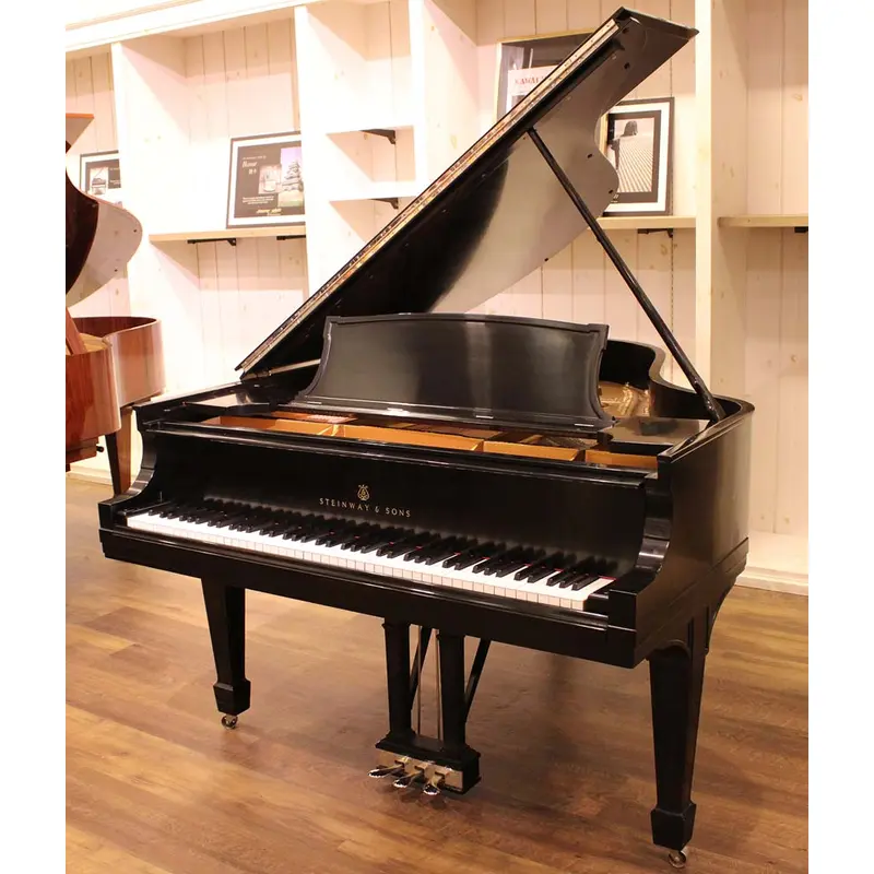 1920 Steinway 5'11" Model O Grand Piano | Satin Ebony | SN: 196535 | Used