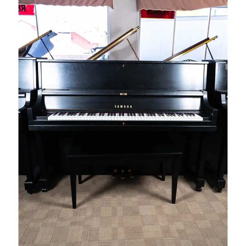 *UIW* 2014 Yamaha P22 Upright Piano in Satin Ebony | Serial No. J31290404 | Used