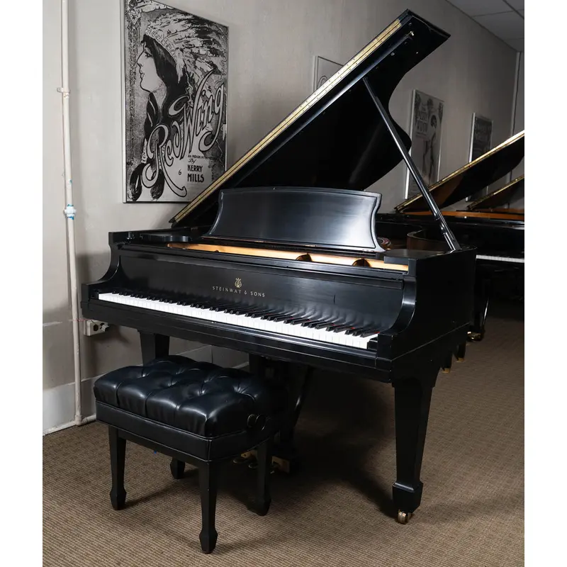 1996 Steinway Model B Grand Piano in Satin Ebony | Serial No. 539364 | Used